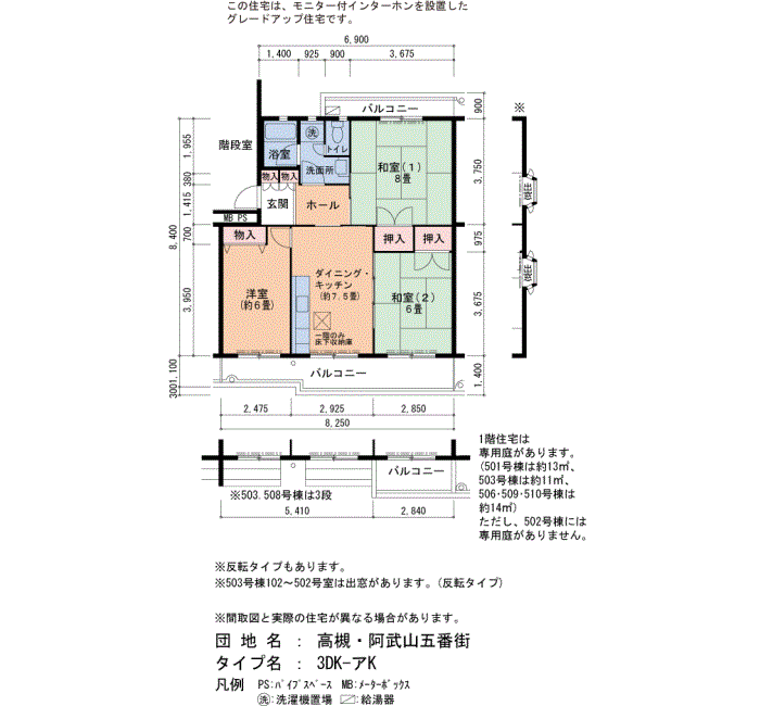506号棟 303号室