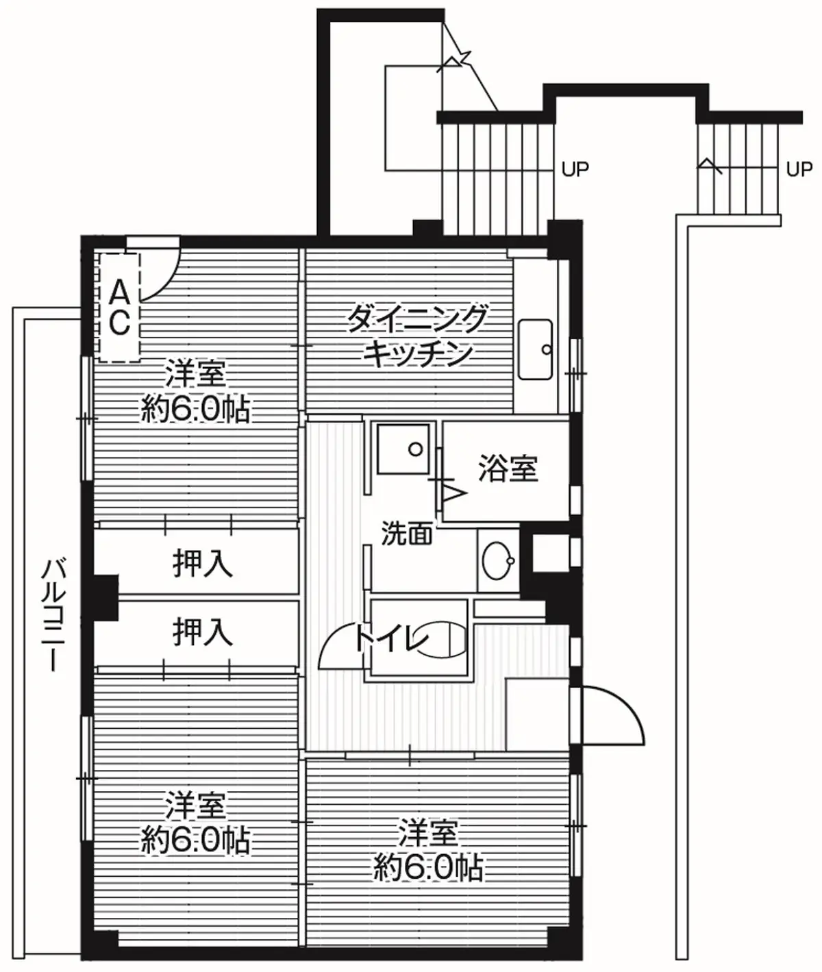 2-103 南東向き(2号棟 / 1階部分)