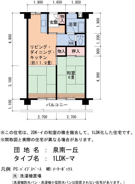 1LDK