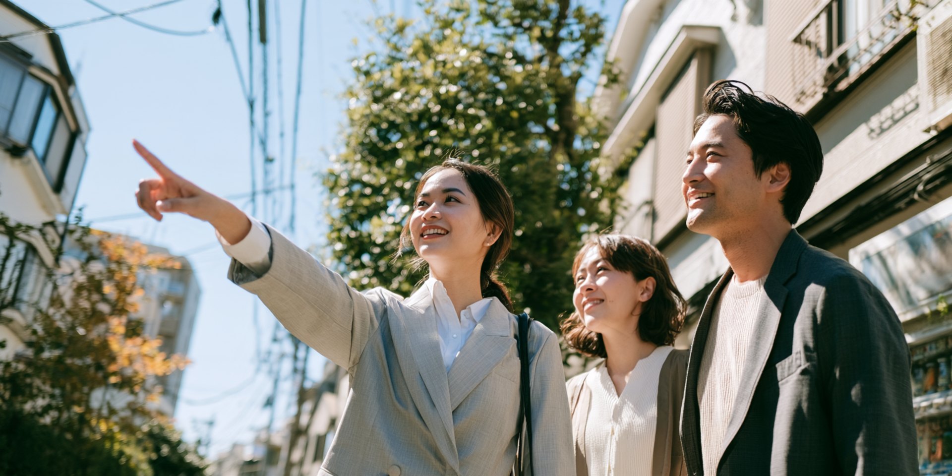 地域に詳しいスタッフがご案内